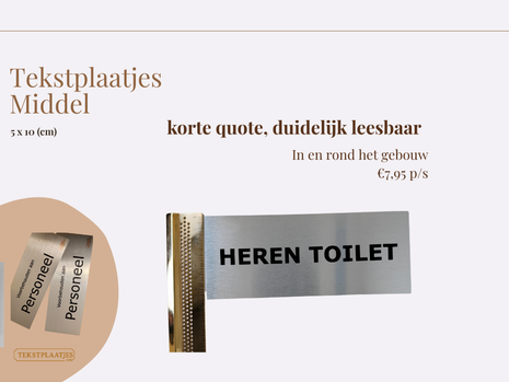Tekstplaatje Middel